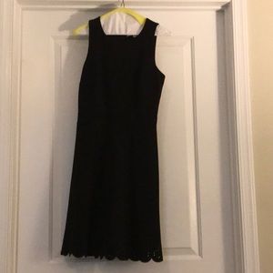Loft sleeveless black dress